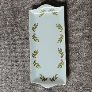 Kashima Christmas Holly Large Tray